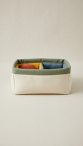 Soft Linen Tray Organizer